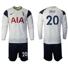 Camisolas de futebol Tottenham Hotspur Dele Alli 20 Criança Equipamento Principal 2020/21 Manga Comprida